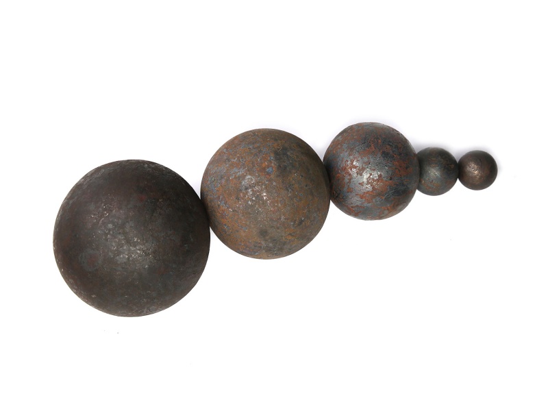 Forged grinding balls